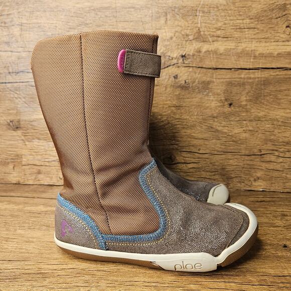 Plae Camille Brown Suede Mid Calf Boot size 1 - Picture 5 of 10